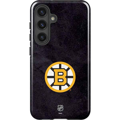 NHL Boston Bruins Distressed Galaxy S25 Impact Case